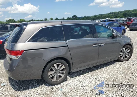 2015 Honda Odyssey Touring z USA, uszkodzony, nr VIN 5FNRL5H98FB064053